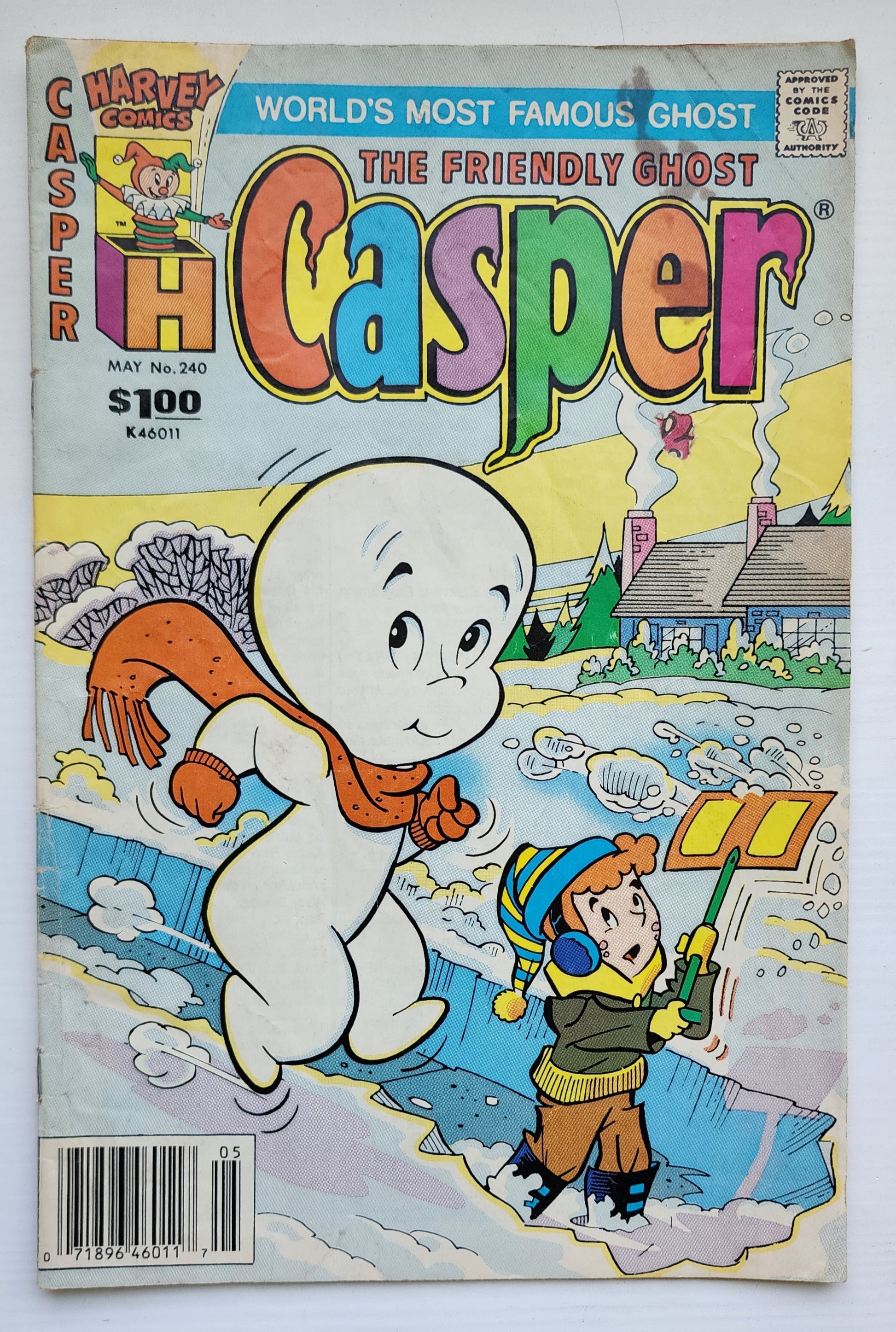 CASPER #240 1988 NEWSSTAND Casper HARVEY COMICS