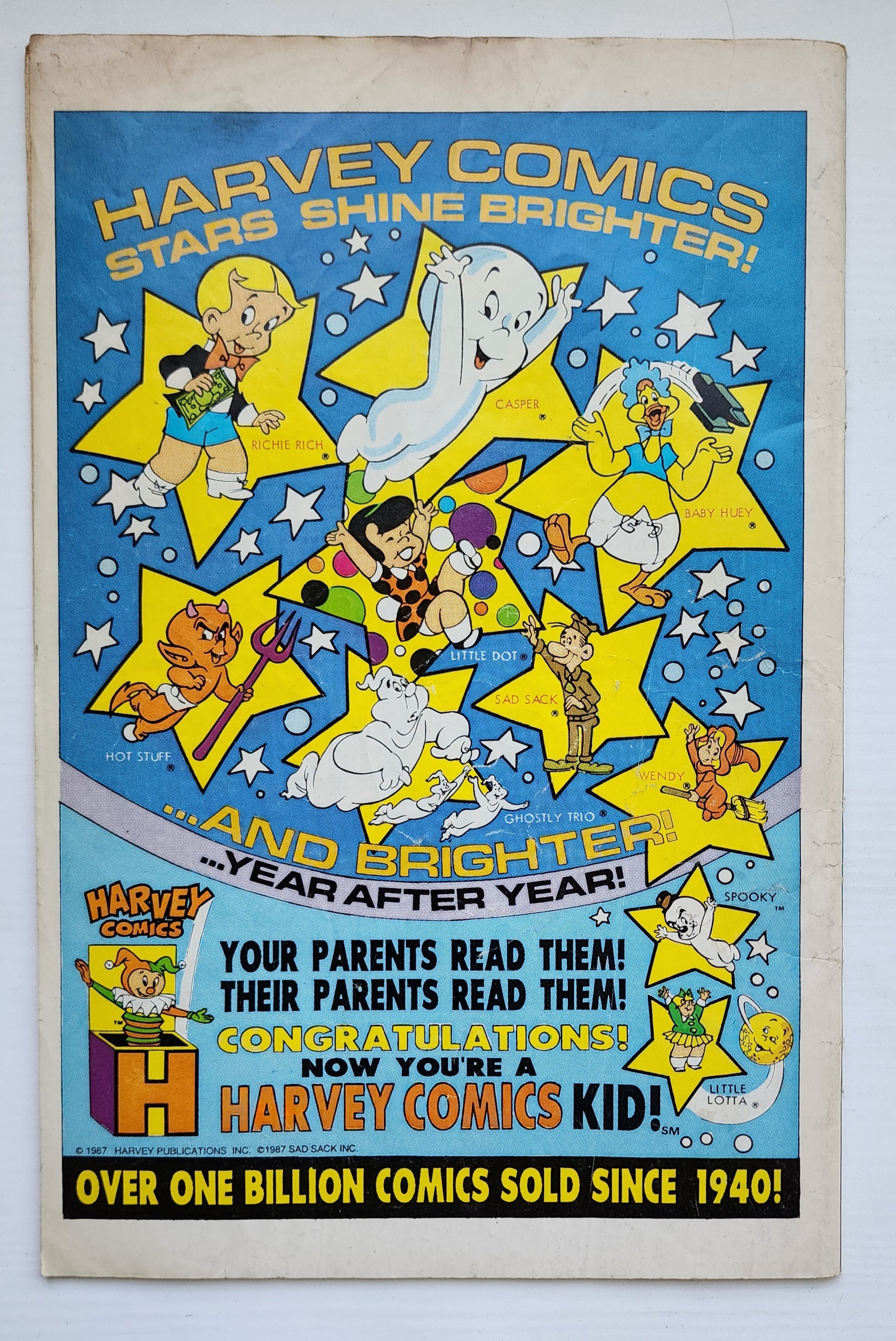 CASPER #240 1988 NEWSSTAND Casper HARVEY COMICS