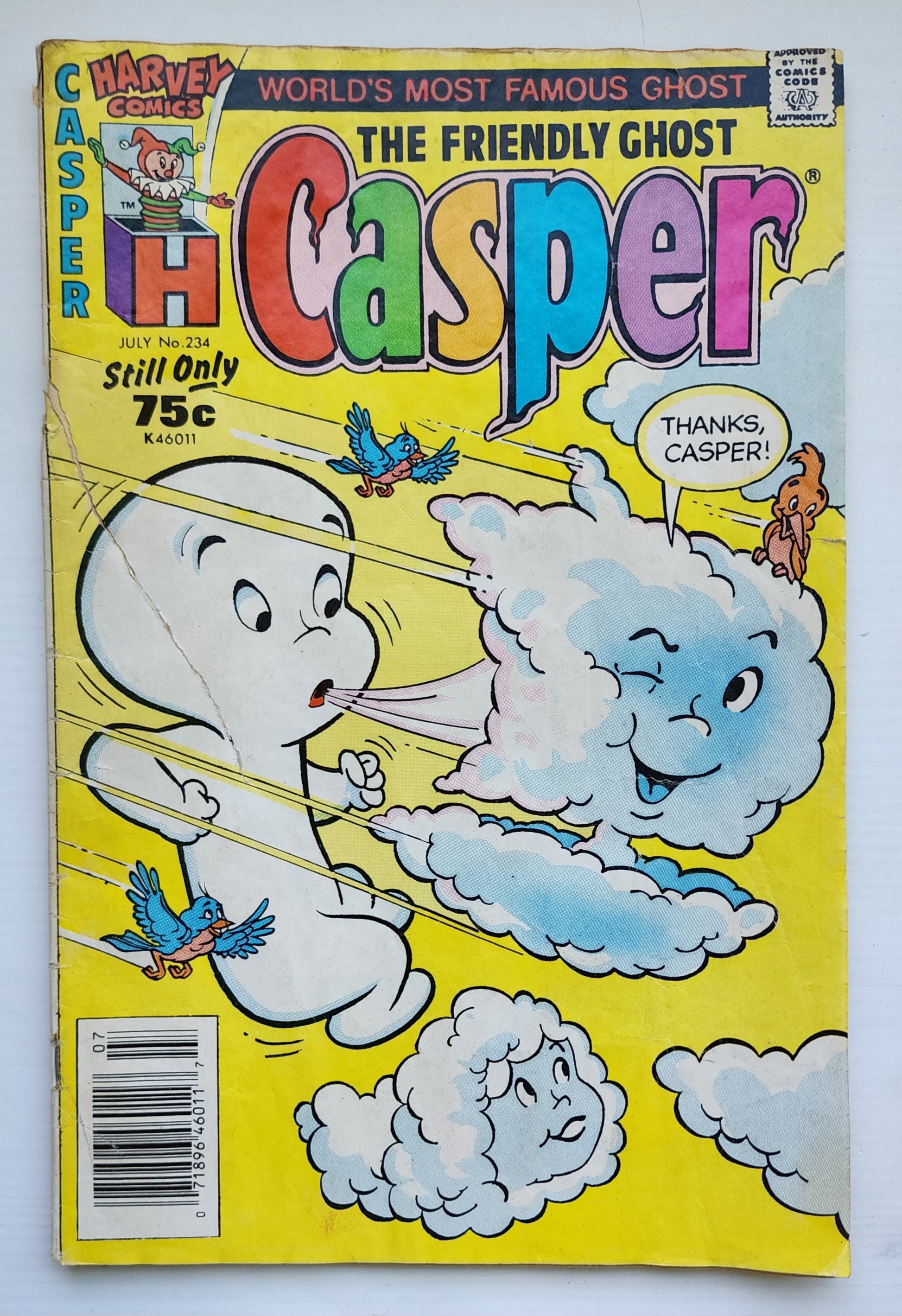 CASPER #234 1987 NEWSSTAND Casper HARVEY COMICS