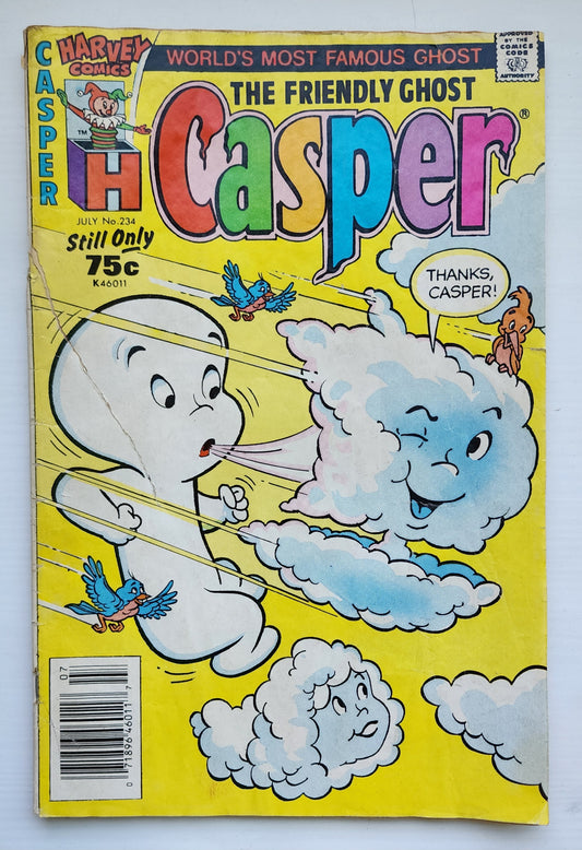 CASPER #234 1987 NEWSSTAND Casper HARVEY COMICS