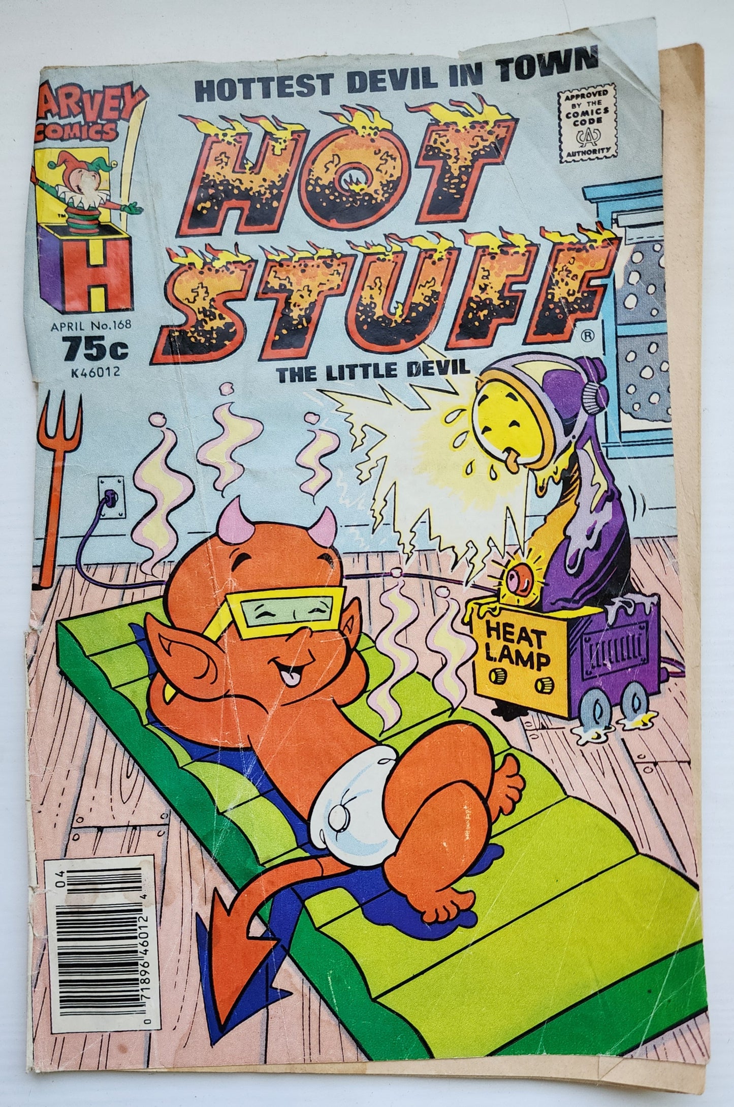 HOT STUFF #168 1987 NEWSSTAND Casper HARVEY COMICS