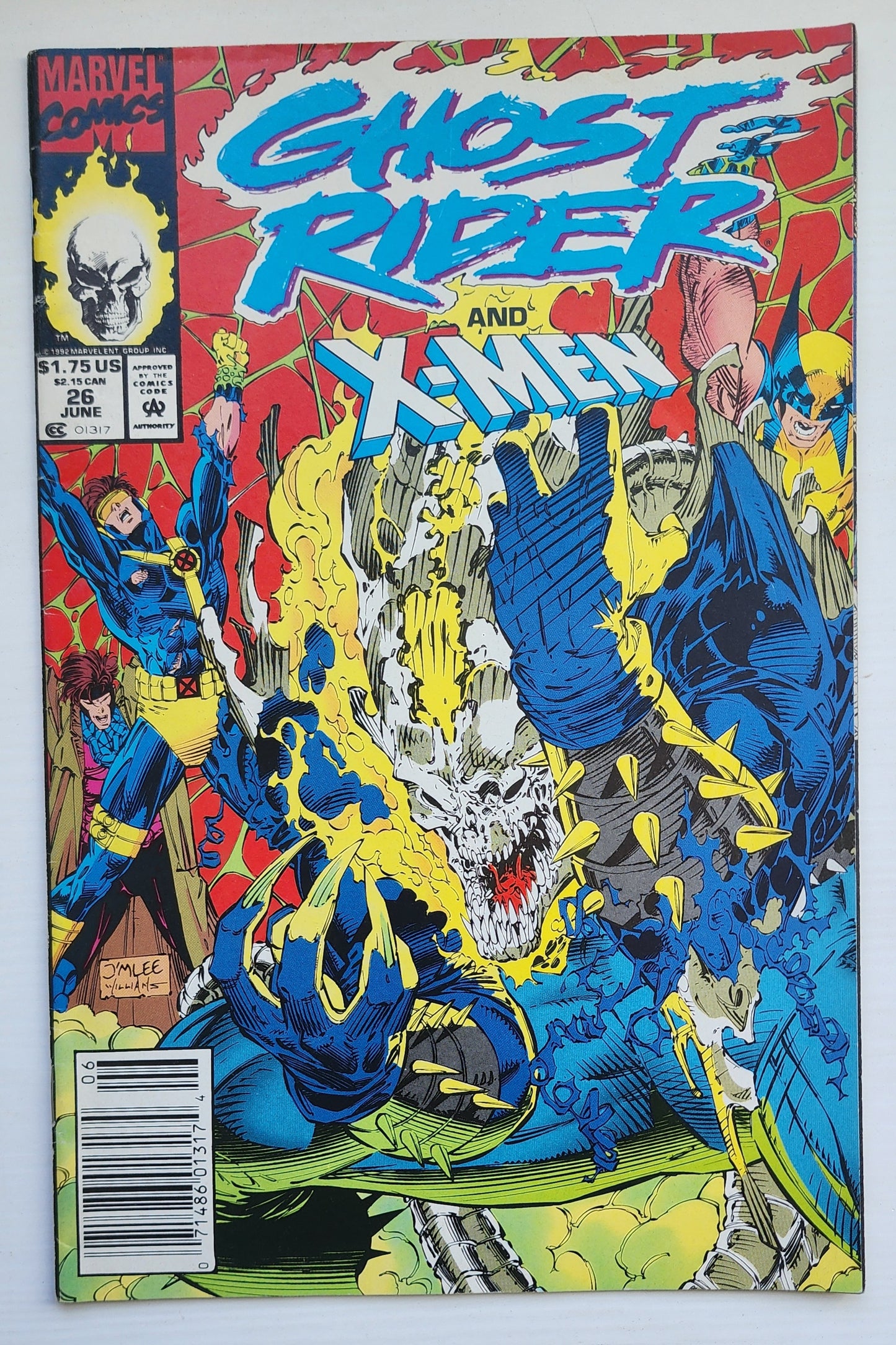 GHOST RIDER #26 1992 NEWSSTAND Ghost Rider CRUSADE COMICS