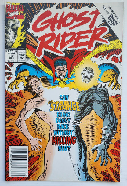 GHOST RIDER #32 1992 NEWSSTAND Ghost Rider CRUSADE COMICS