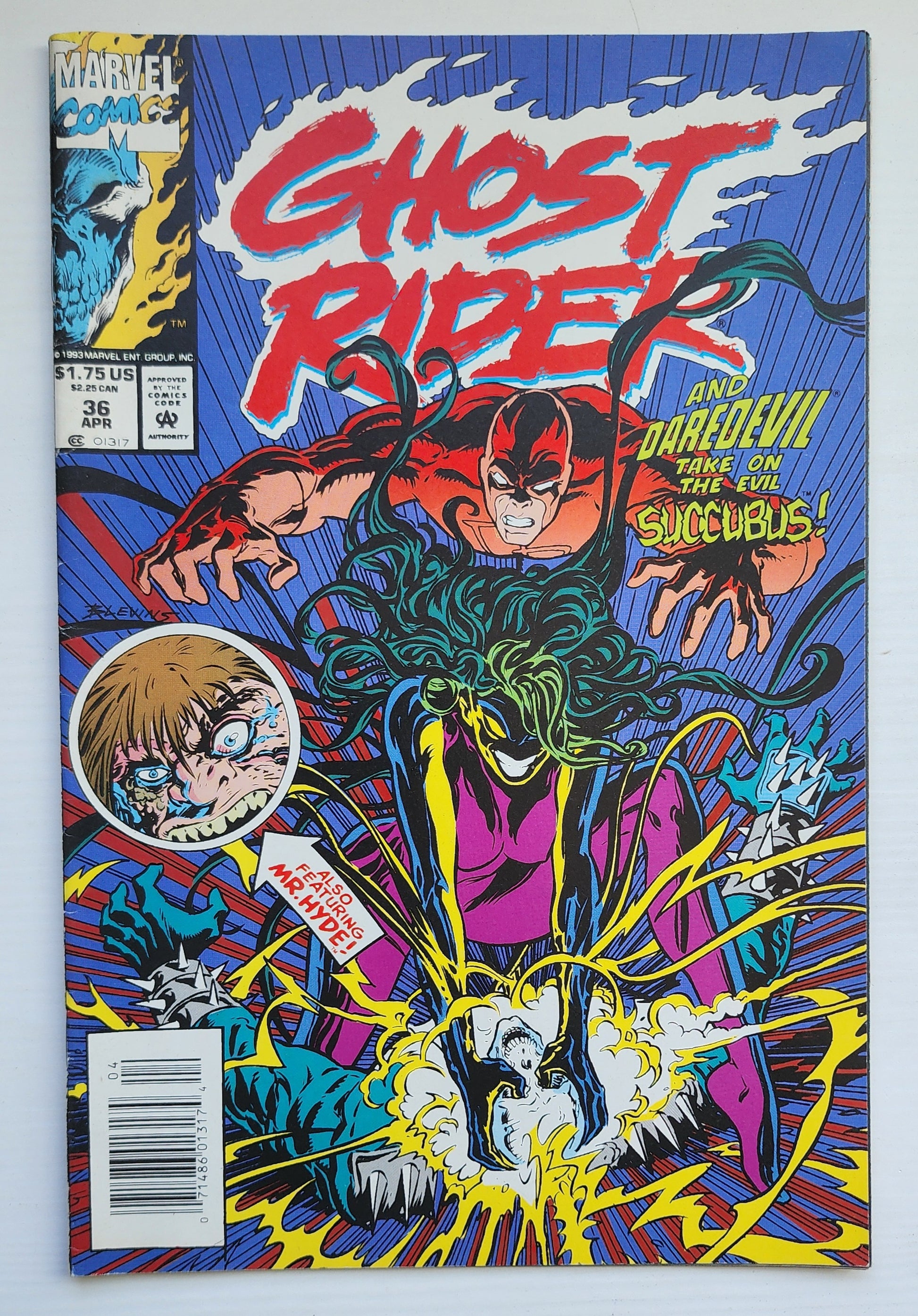 GHOST RIDER #36 1993 NEWSSTAND Ghost Rider CRUSADE COMICS