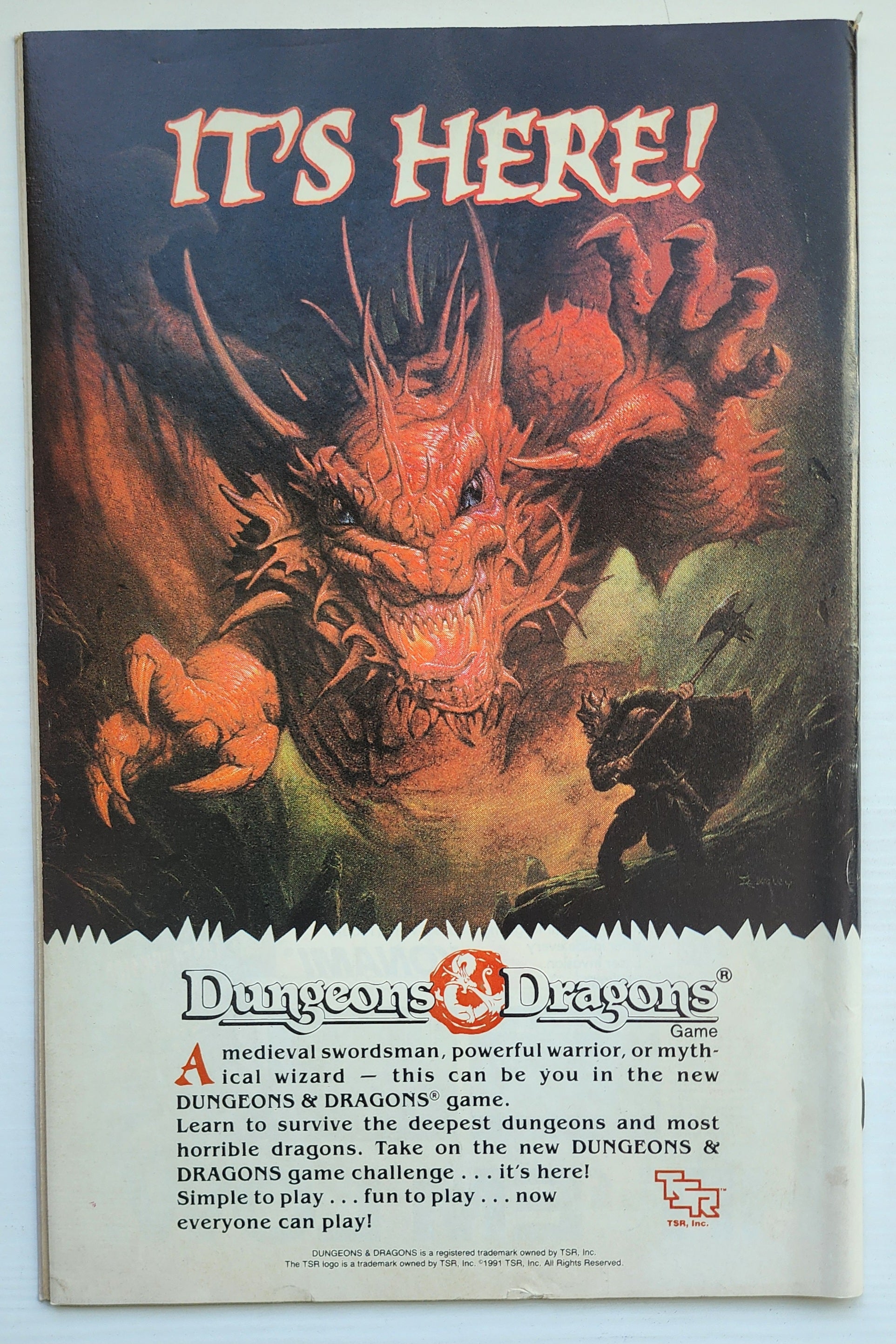 ORIGINAL GHOST RIDER RIDES AGAIN #1 1991 NEWSSTAND Ghost Rider CRUSADE COMICS