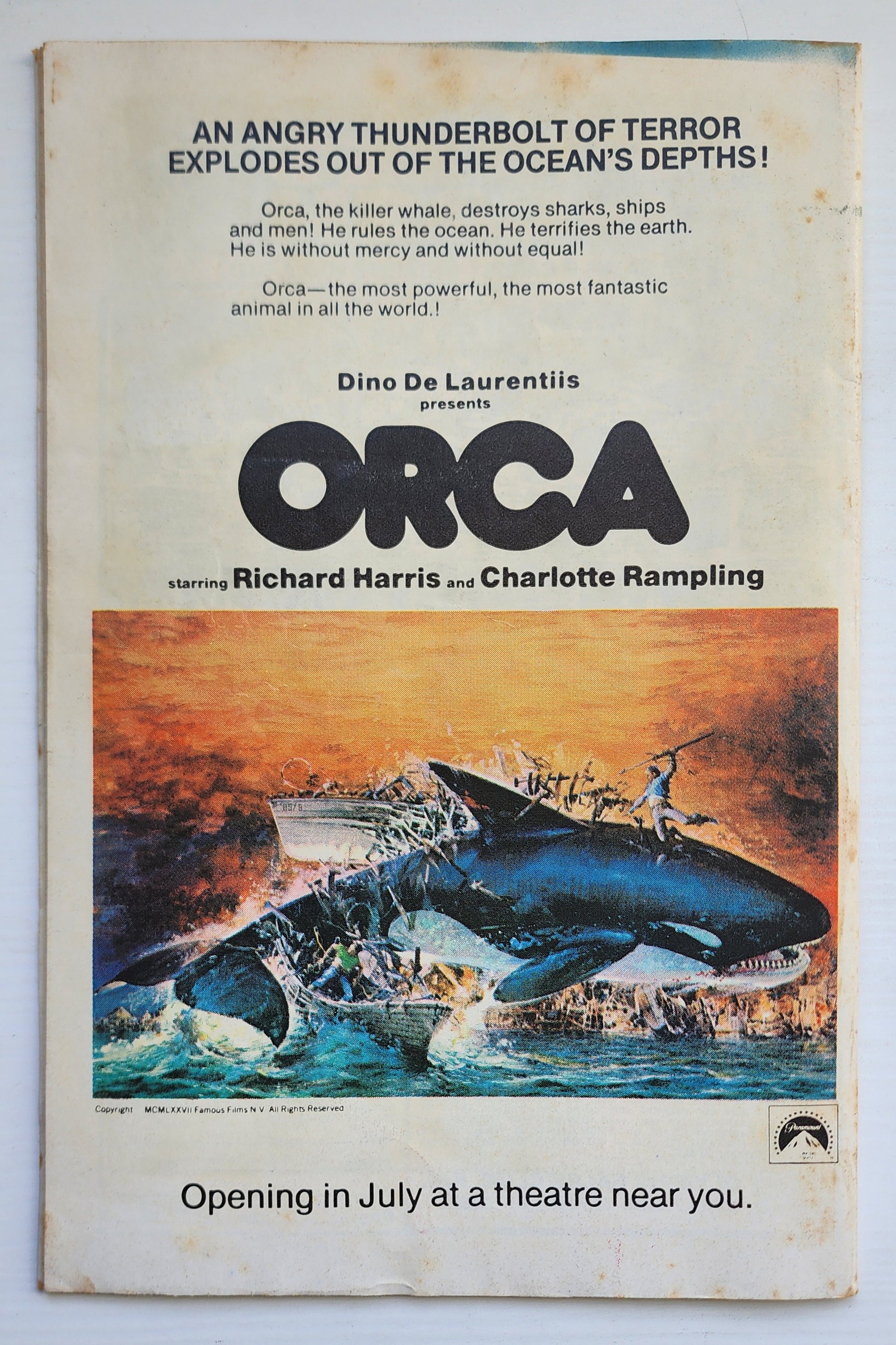 GHOST RIDER #26 1977 NEWSSTAND Ghost Rider CRUSADE COMICS