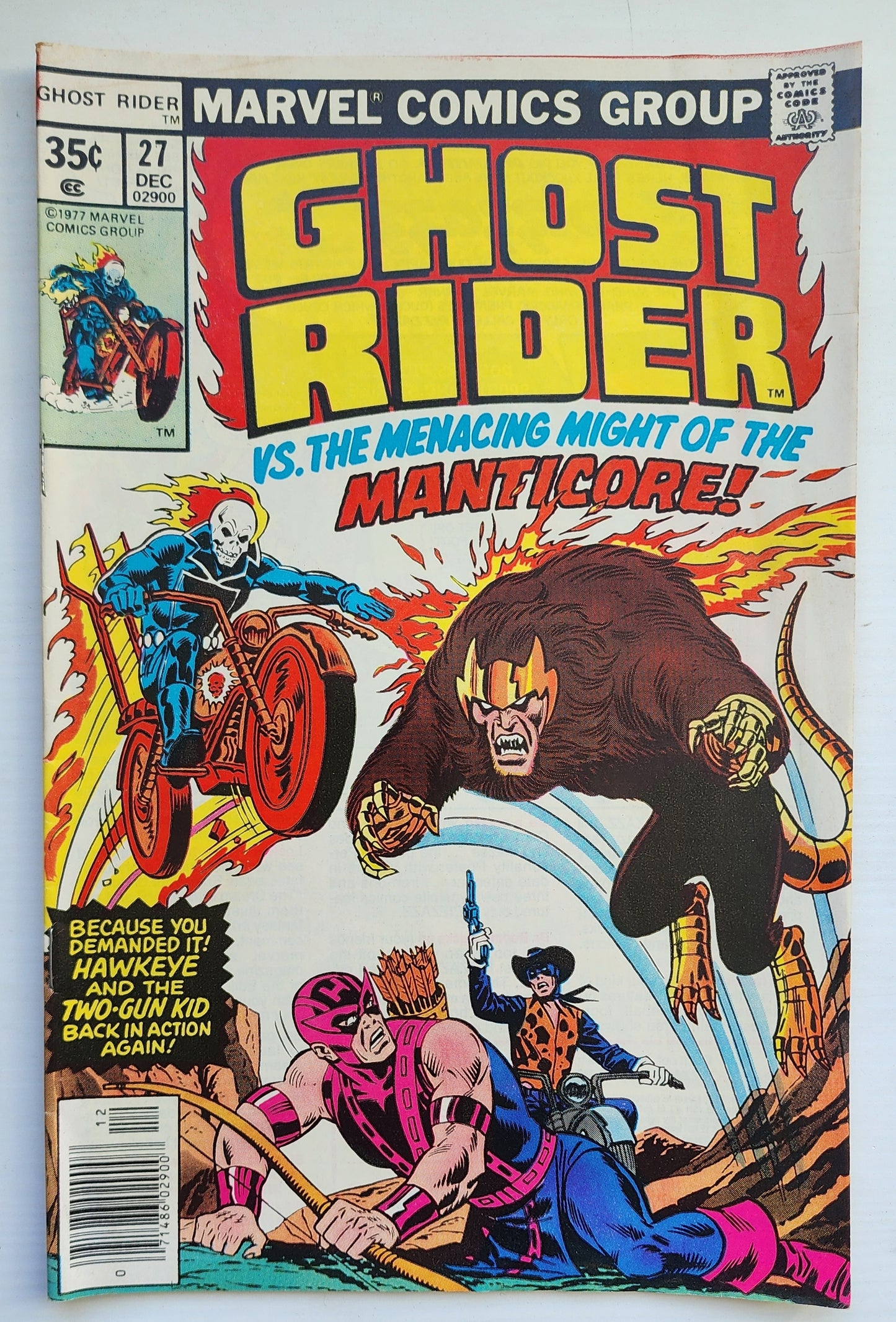 GHOST RIDER #27 1977 NEWSSTAND Ghost Rider CRUSADE COMICS