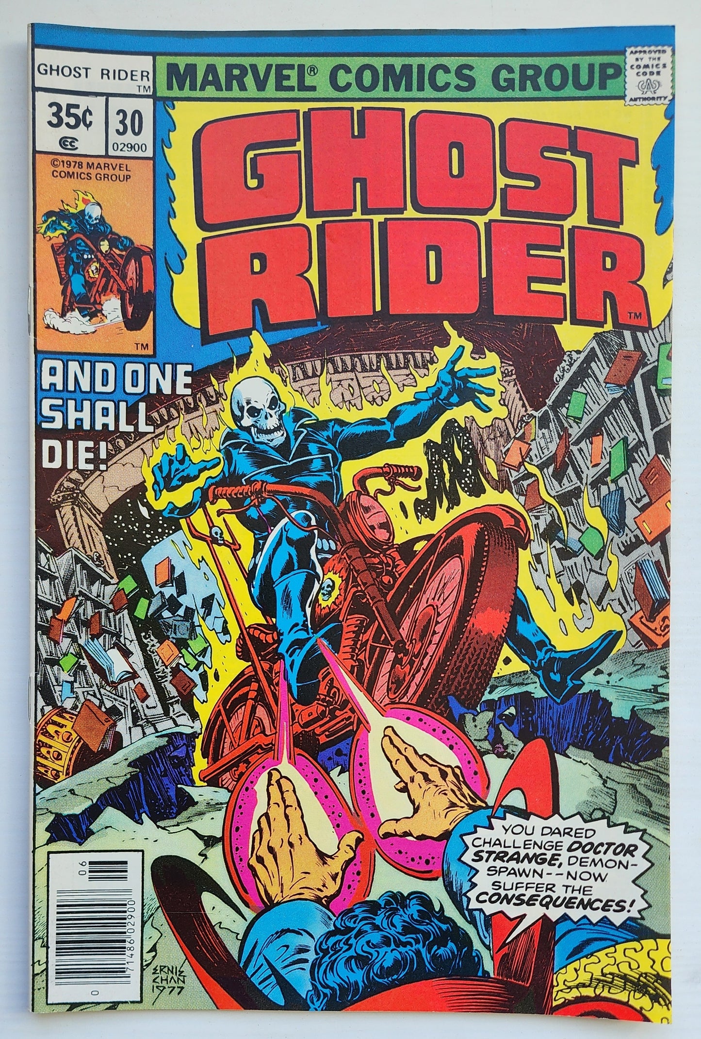 GHOST RIDER #30 1978 NEWSSTAND Ghost Rider CRUSADE COMICS