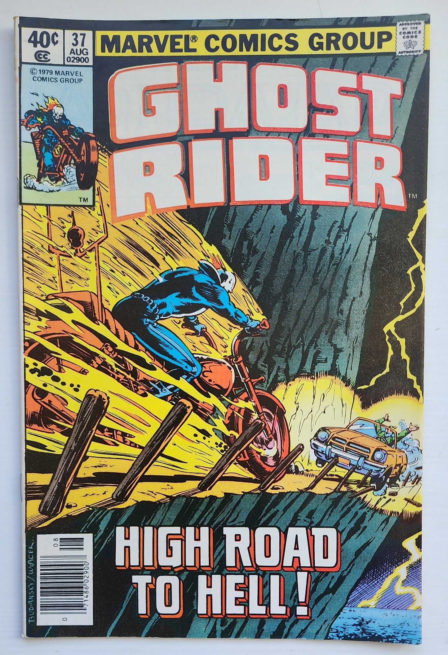 GHOST RIDER #37 1979 NEWSSTAND Ghost Rider CRUSADE COMICS