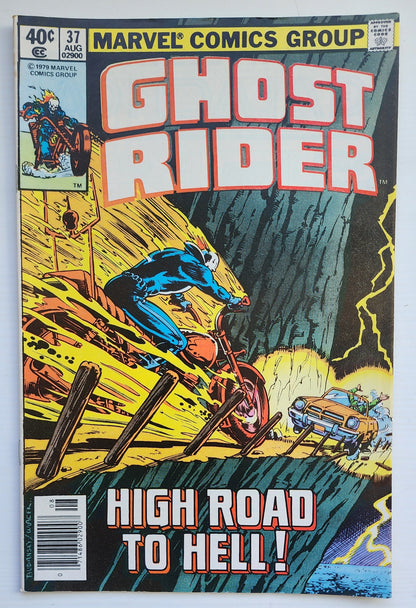 GHOST RIDER #37 1979 NEWSSTAND Ghost Rider CRUSADE COMICS