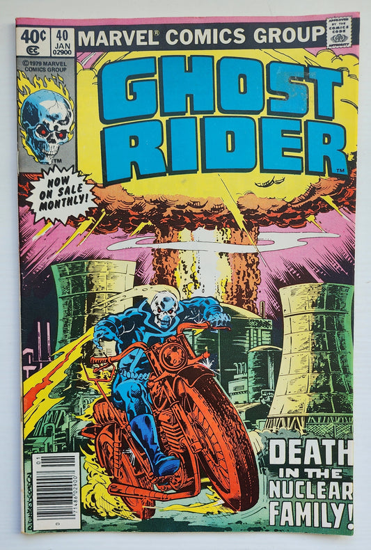 GHOST RIDER #40 1979 NEWSSTAND Ghost Rider CRUSADE COMICS
