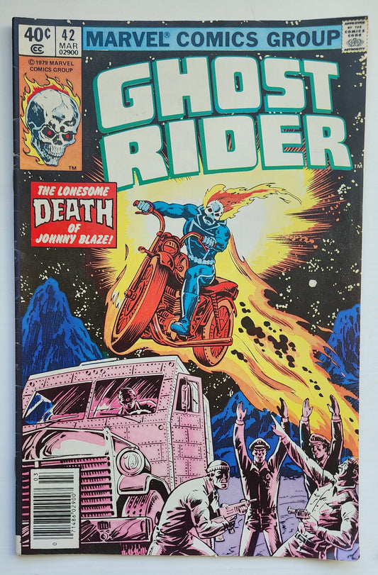 GHOST RIDER #42 1979 NEWSSTAND Ghost Rider CRUSADE COMICS