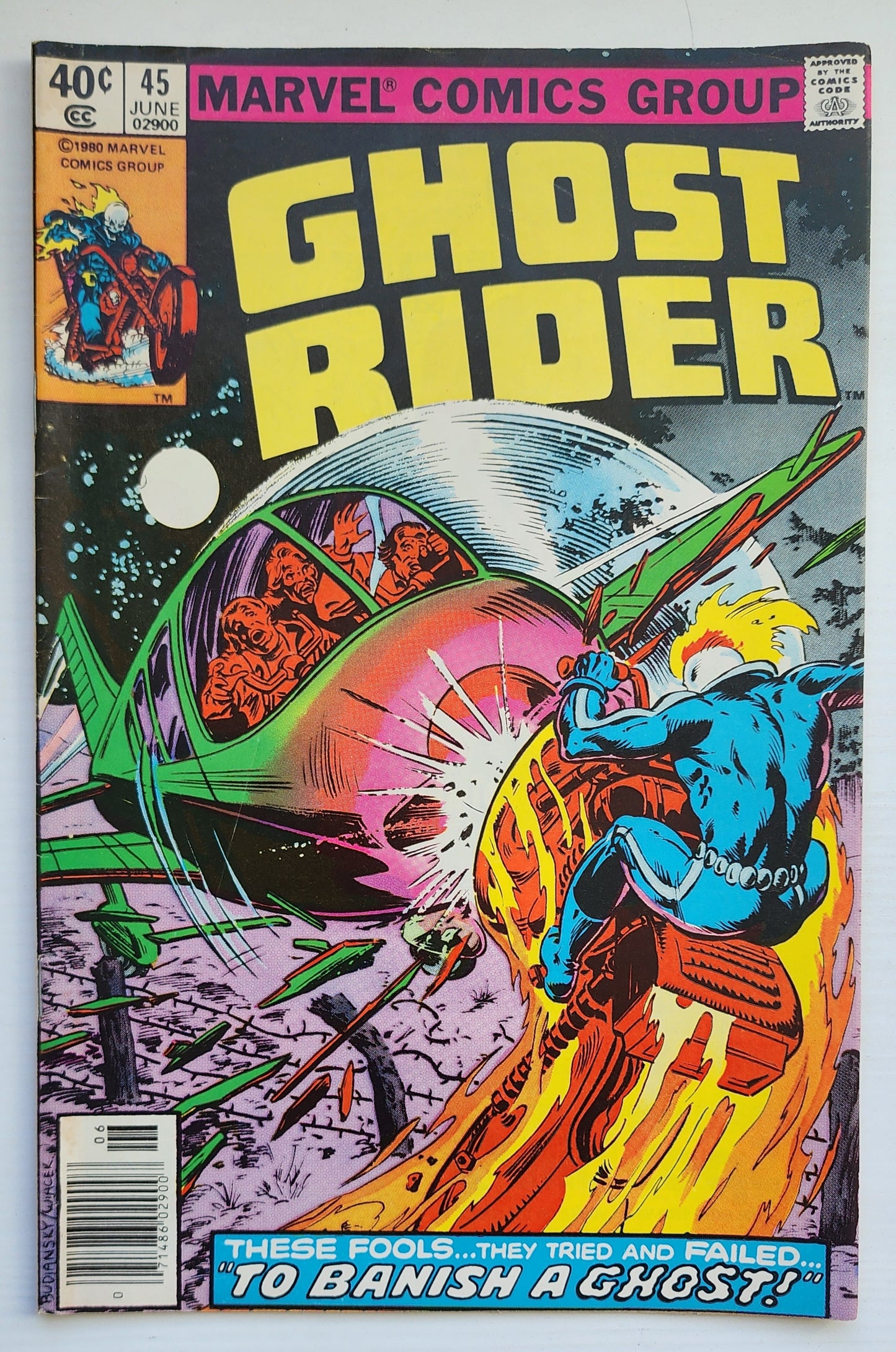 GHOST RIDER #45 1980 NEWSSTAND Ghost Rider CRUSADE COMICS