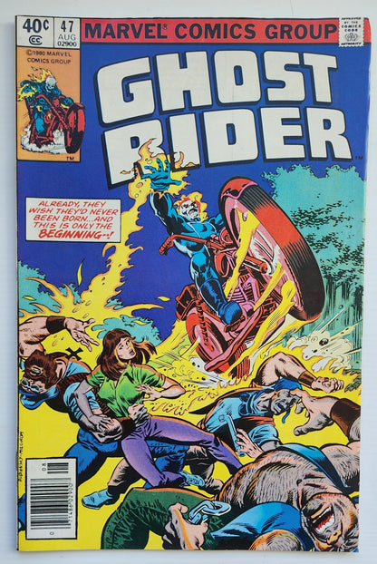 GHOST RIDER #47 1980 NEWSSTAND Ghost Rider CRUSADE COMICS