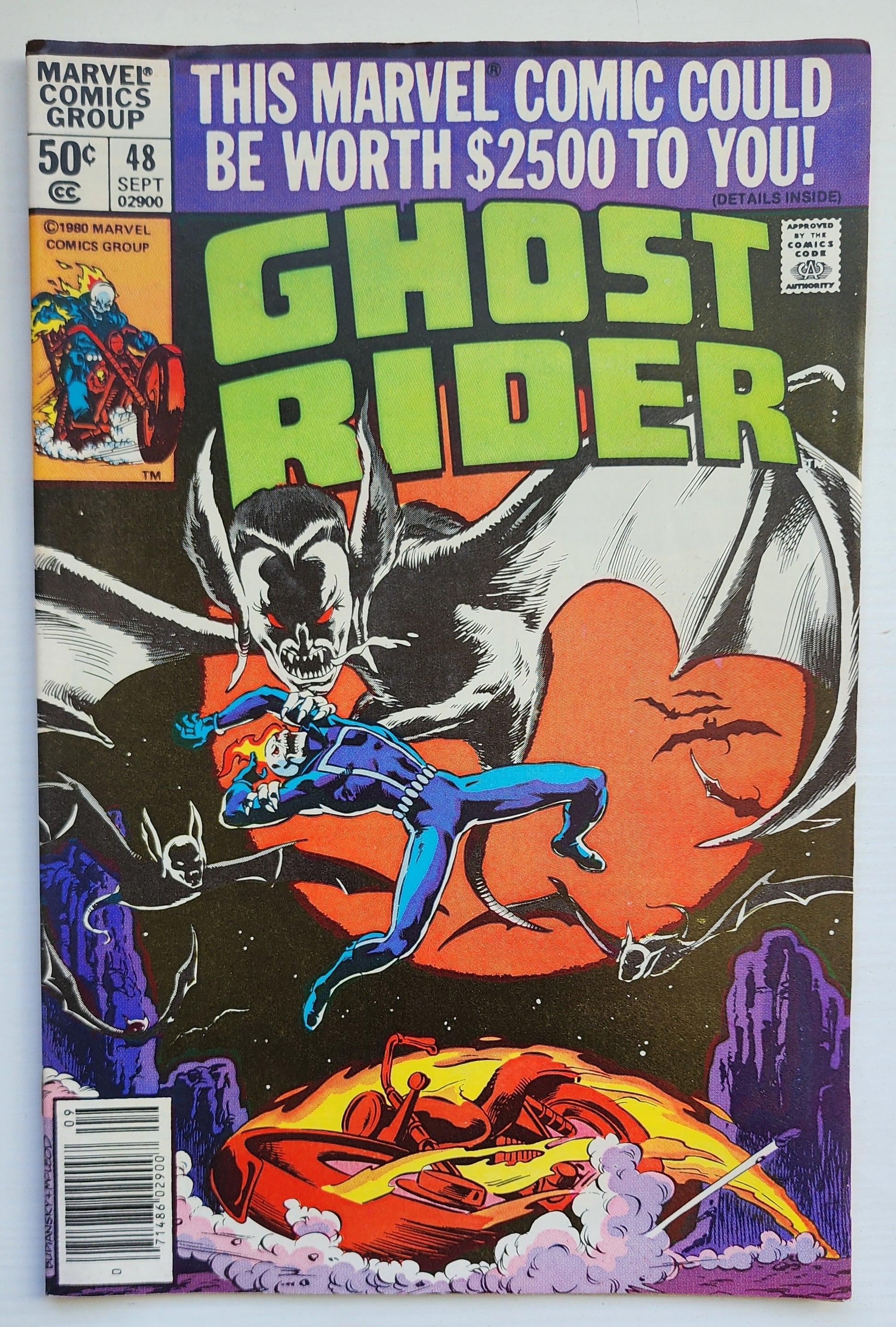 GHOST RIDER #48 1980 NEWSSTAND Ghost Rider CRUSADE COMICS