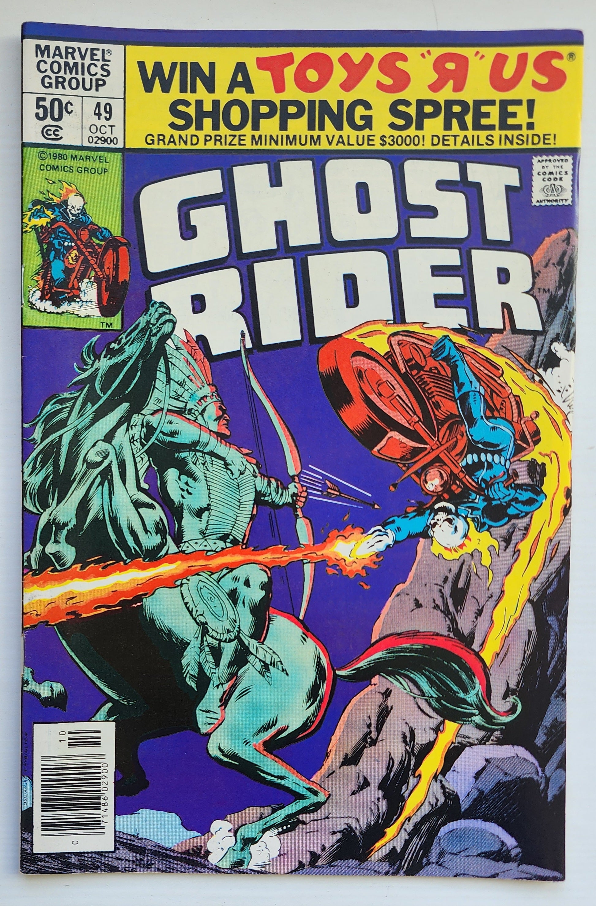 GHOST RIDER #49 1980 NEWSSTAND Ghost Rider CRUSADE COMICS
