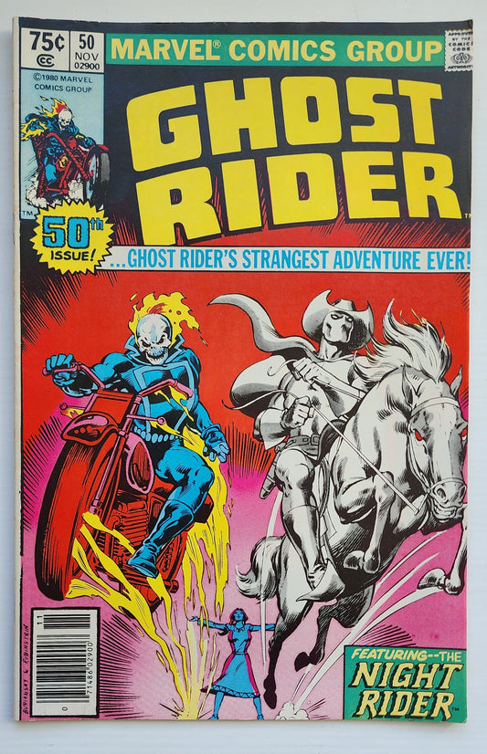 GHOST RIDER #50 1980 NEWSSTAND Ghost Rider CRUSADE COMICS