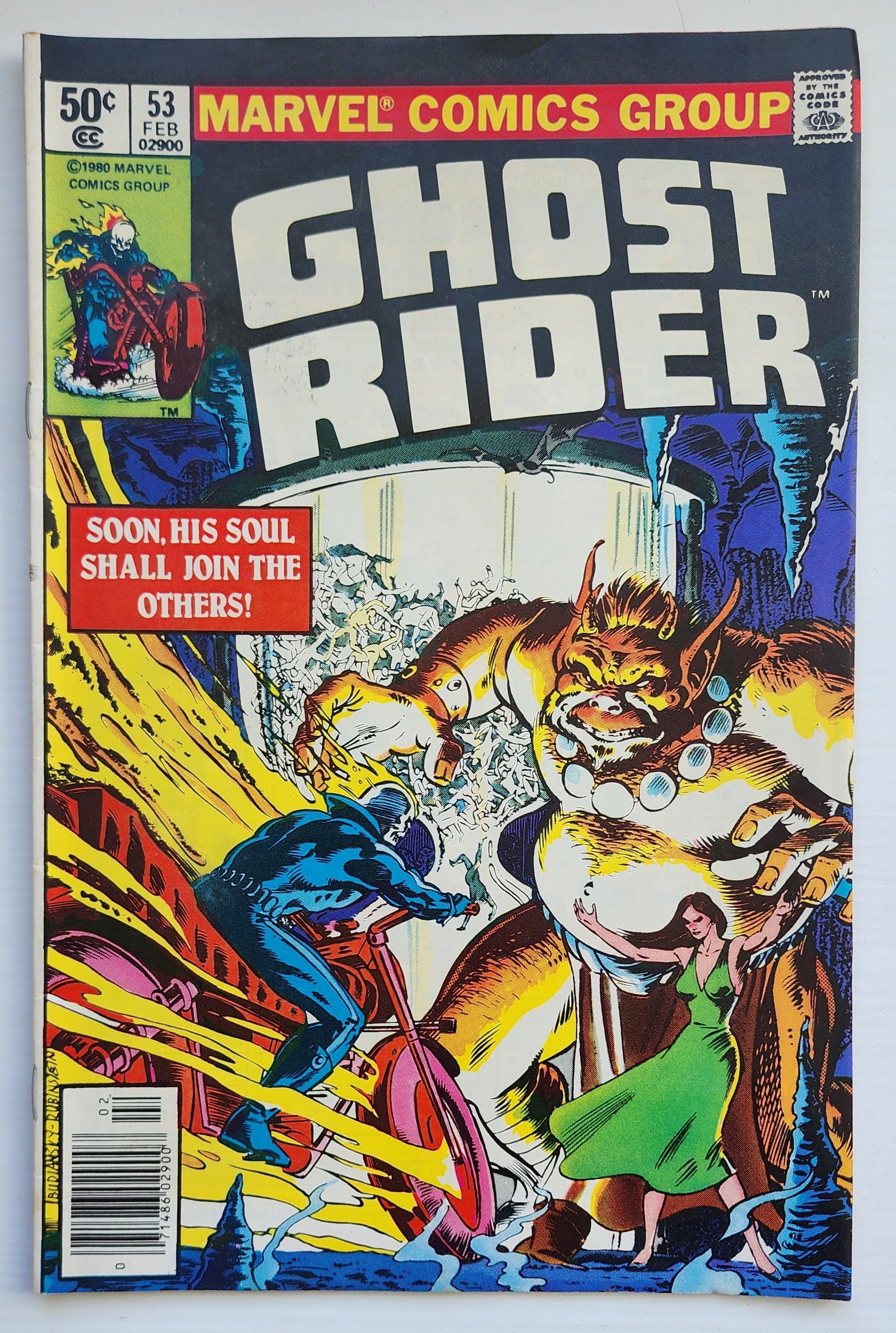 GHOST RIDER #53 1981 NEWSSTAND Ghost Rider CRUSADE COMICS