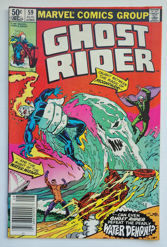GHOST RIDER #59 1981 NEWSSTAND Ghost Rider CRUSADE COMICS