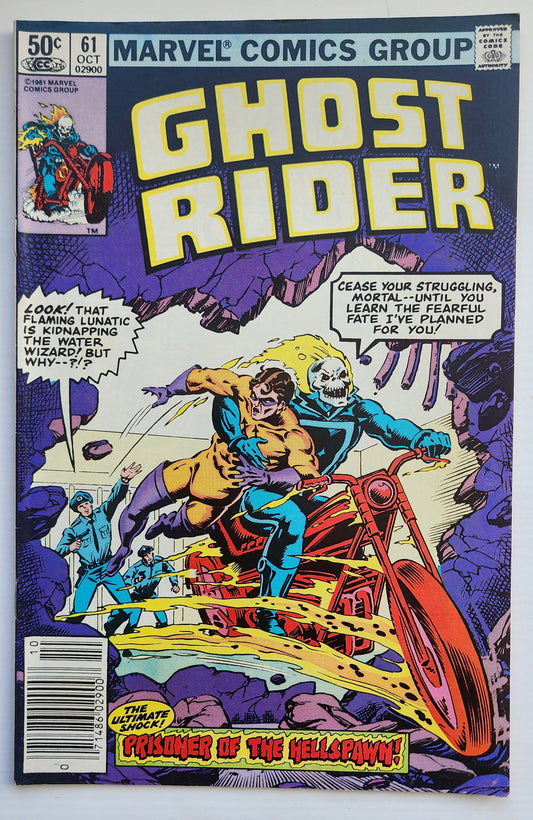 GHOST RIDER #61 1981 NEWSSTAND Ghost Rider CRUSADE COMICS