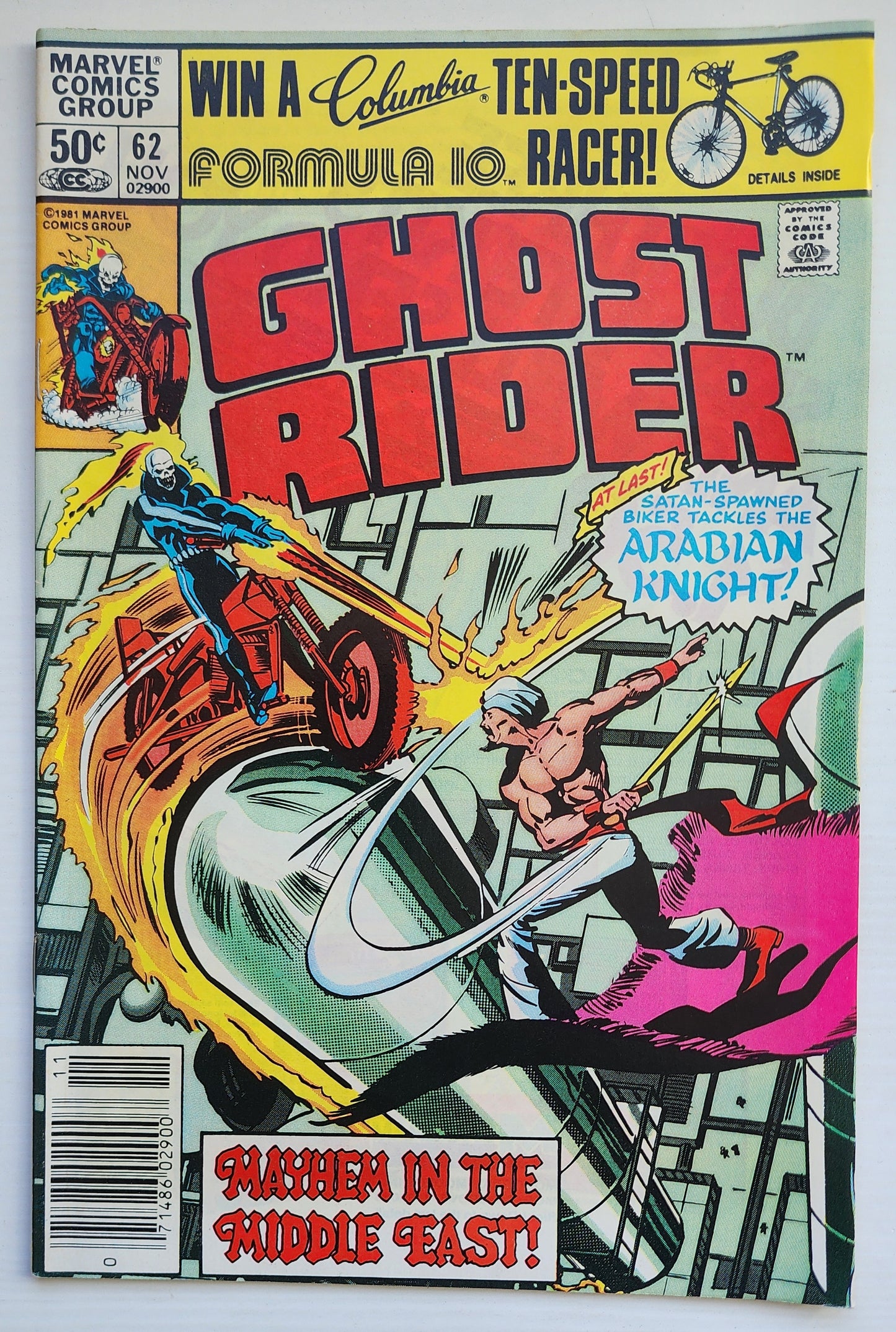 GHOST RIDER #62 1981 NEWSSTAND Ghost Rider CRUSADE COMICS