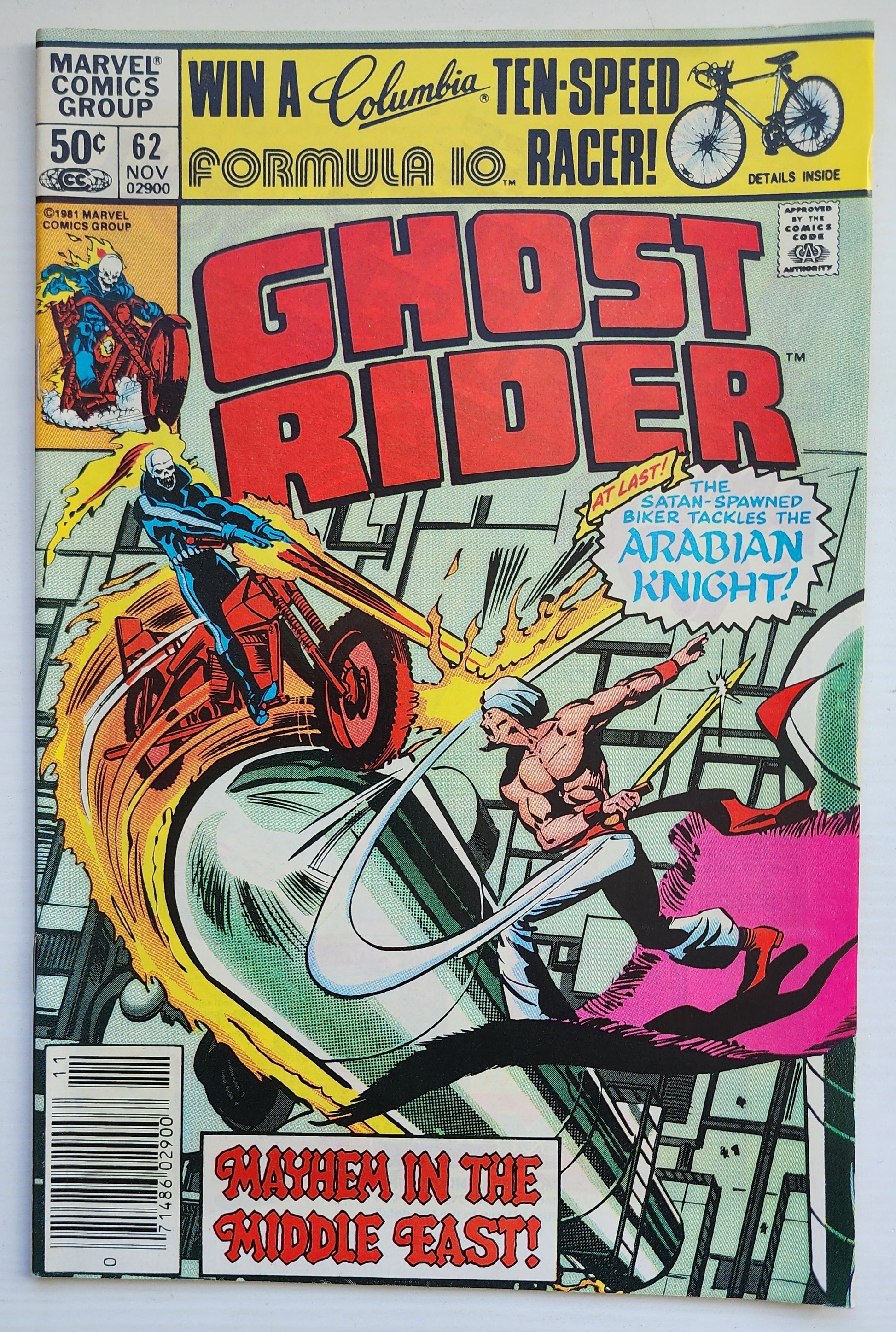 GHOST RIDER #62 1981 NEWSSTAND Ghost Rider CRUSADE COMICS