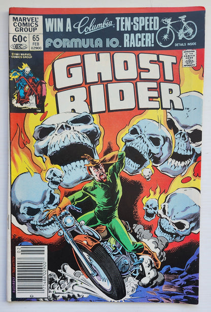 GHOST RIDER #65 1981 NEWSSTAND Ghost Rider CRUSADE COMICS