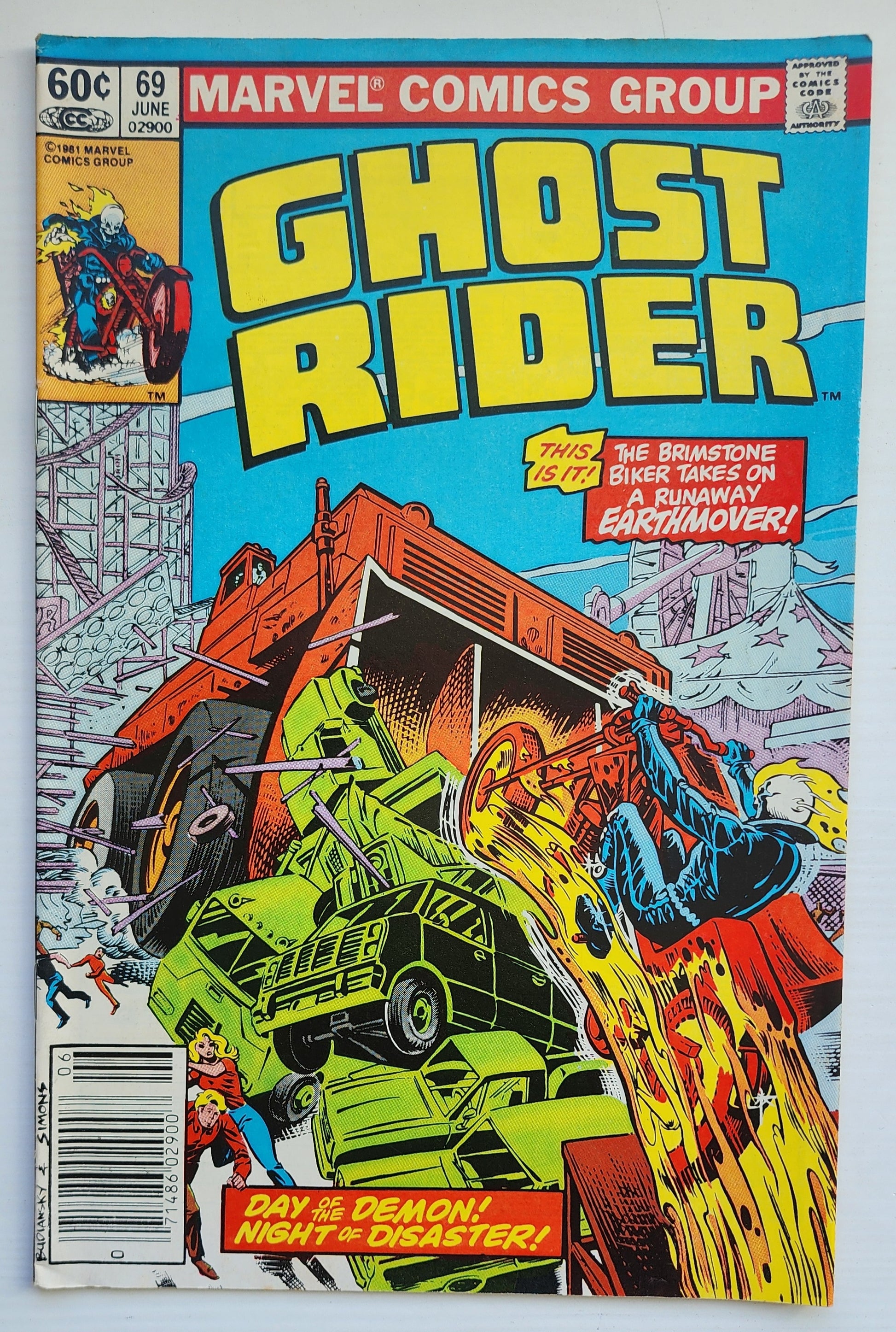 GHOST RIDER #69 1982 NEWSSTAND Ghost Rider CRUSADE COMICS