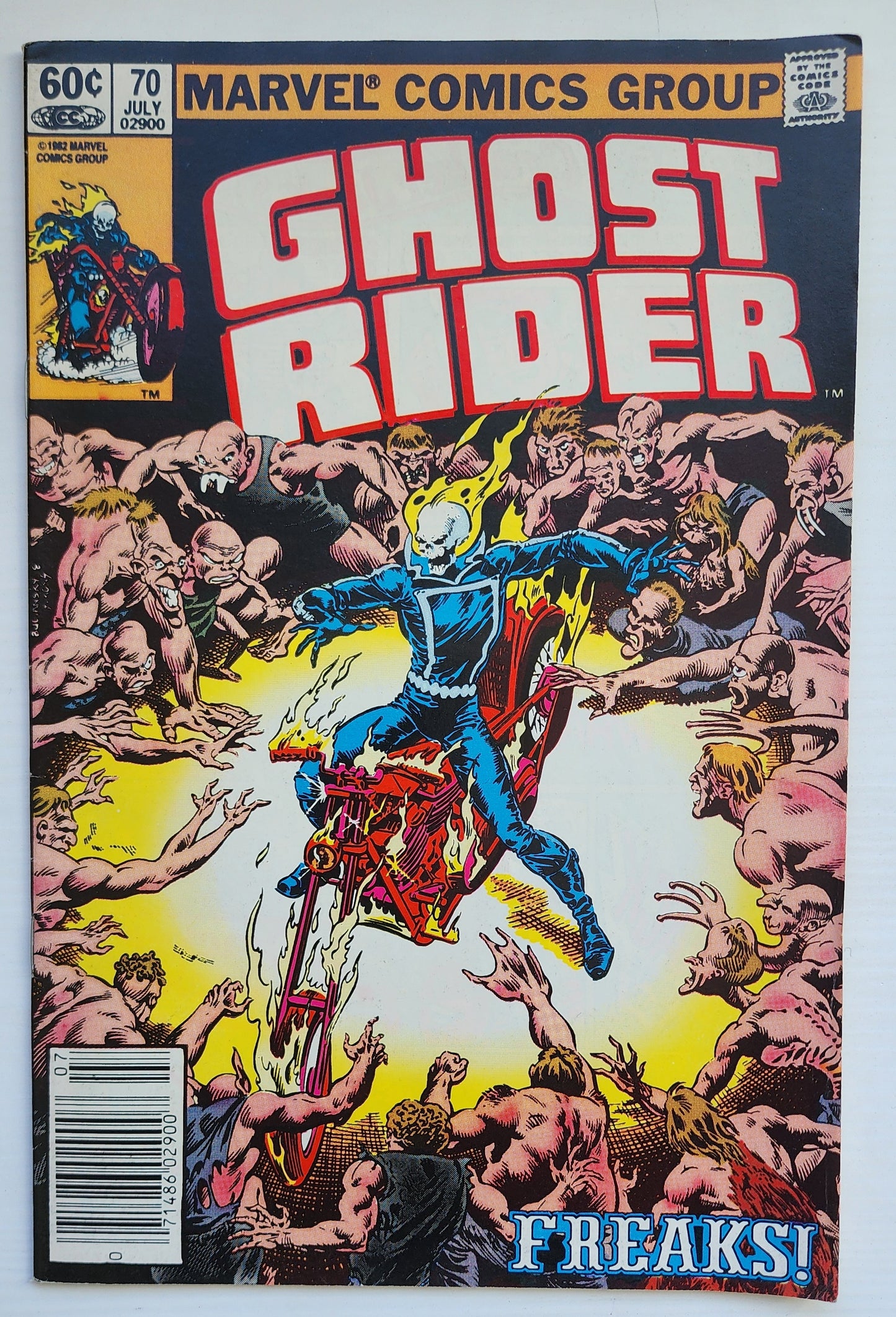 GHOST RIDER #70 1982 NEWSSTAND Ghost Rider CRUSADE COMICS