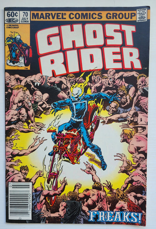 GHOST RIDER #70 1982 NEWSSTAND Ghost Rider CRUSADE COMICS