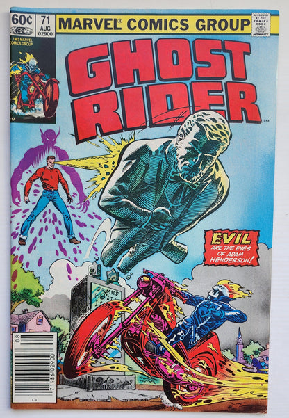GHOST RIDER #71 1982 NEWSSTAND Ghost Rider CRUSADE COMICS