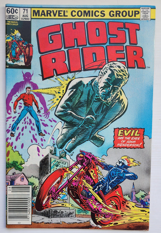 GHOST RIDER #71 1982 NEWSSTAND Ghost Rider CRUSADE COMICS