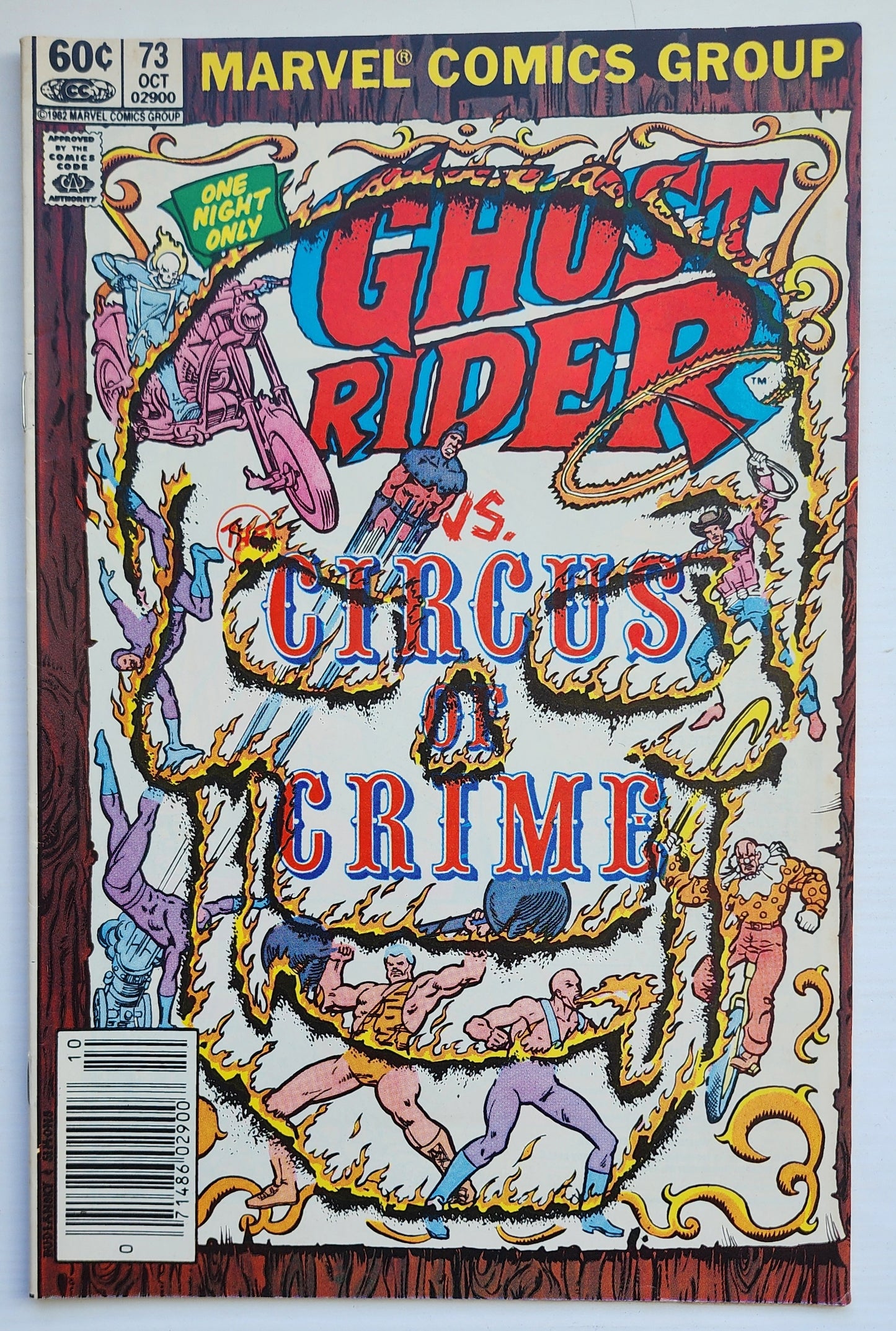 GHOST RIDER #73 1982 NEWSSTAND Ghost Rider CRUSADE COMICS