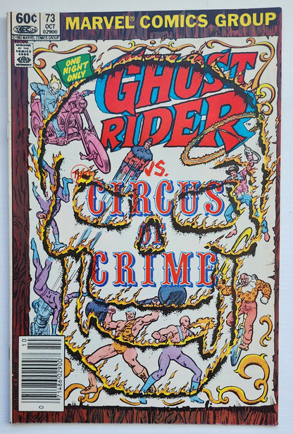 GHOST RIDER #73 1982 NEWSSTAND Ghost Rider CRUSADE COMICS