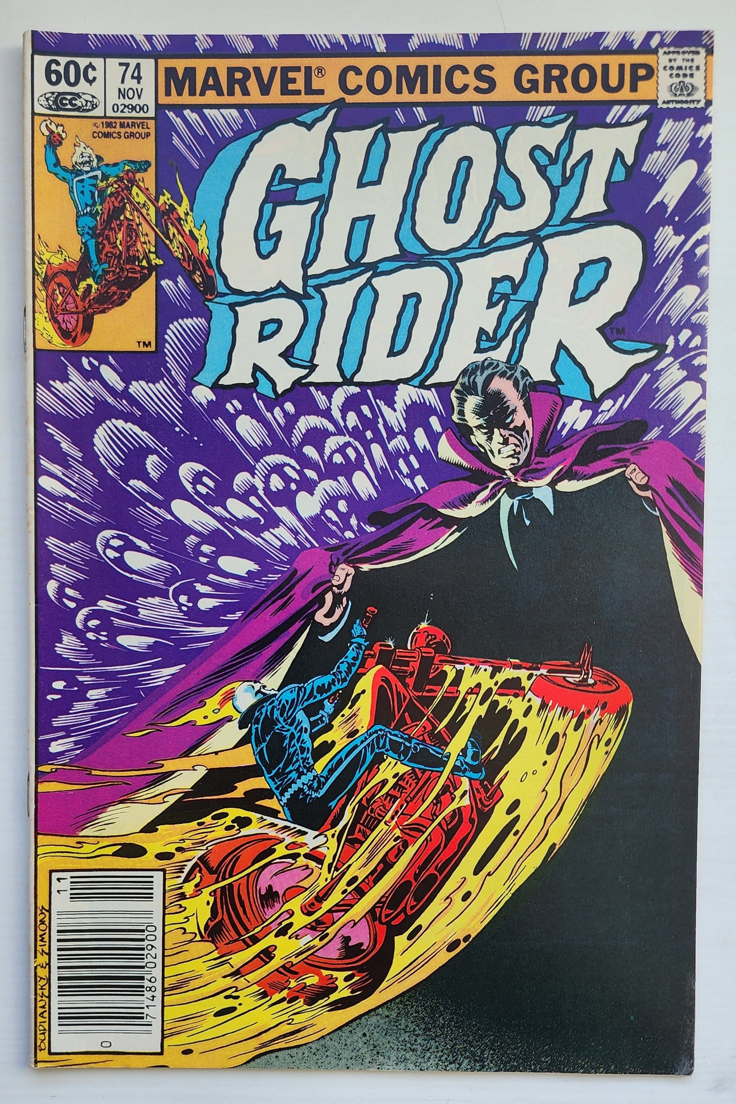 GHOST RIDER #74 1982 NEWSSTAND Ghost Rider CRUSADE COMICS