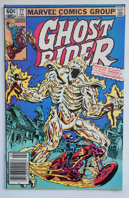 GHOST RIDER #77 1983 NEWSSTAND Ghost Rider CRUSADE COMICS