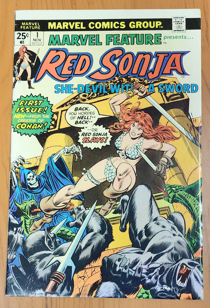 MARVEL FEATURE #1 1975 RED SONJA [J01] Red Sonja MARVEL COMICS