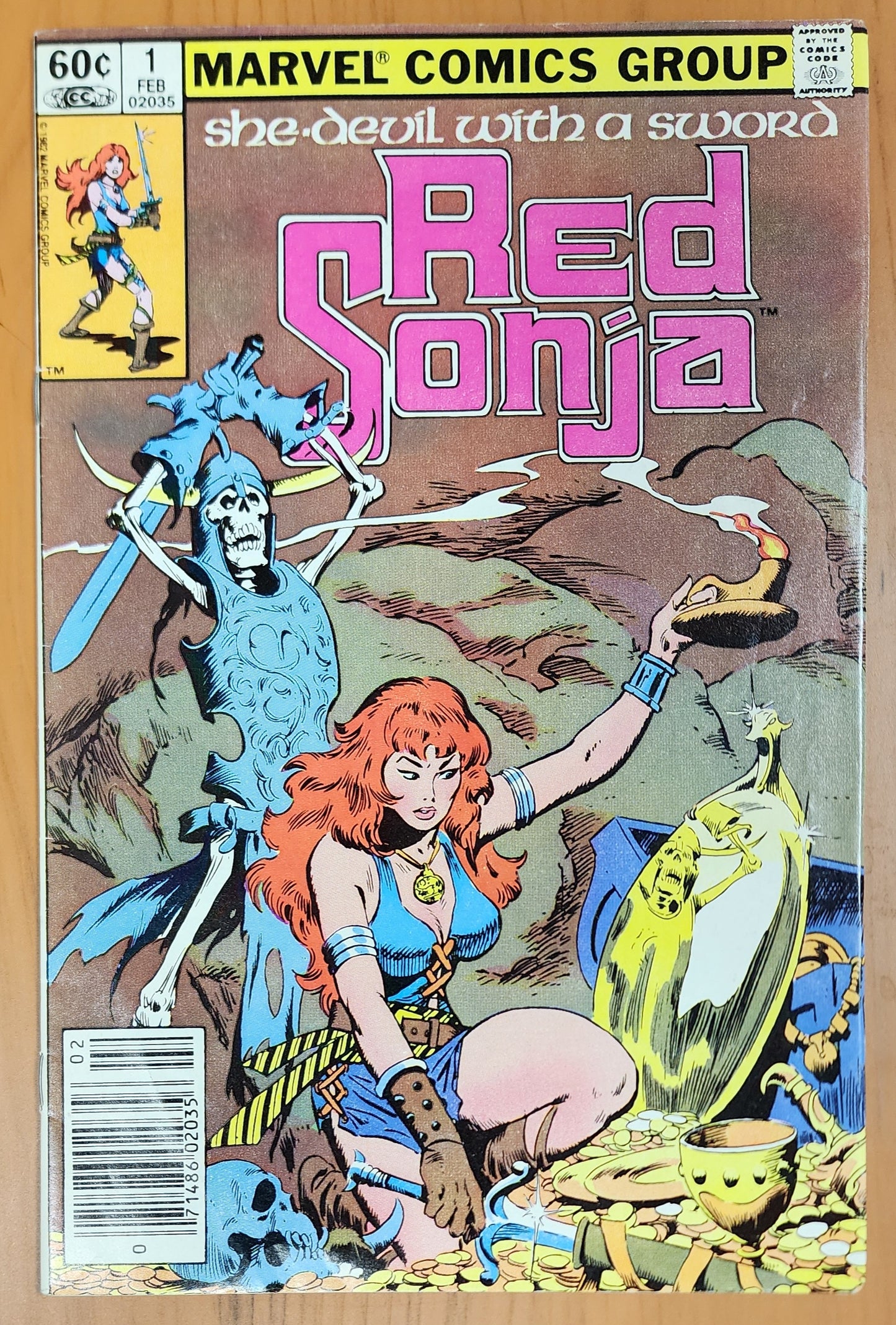 RED SONJA #1 1983 NEWSSTAND [J01] Red Sonja MARVEL COMICS
