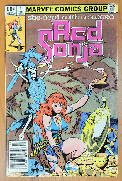 RED SONJA #1 1983 NEWSSTAND [J01] Red Sonja MARVEL COMICS