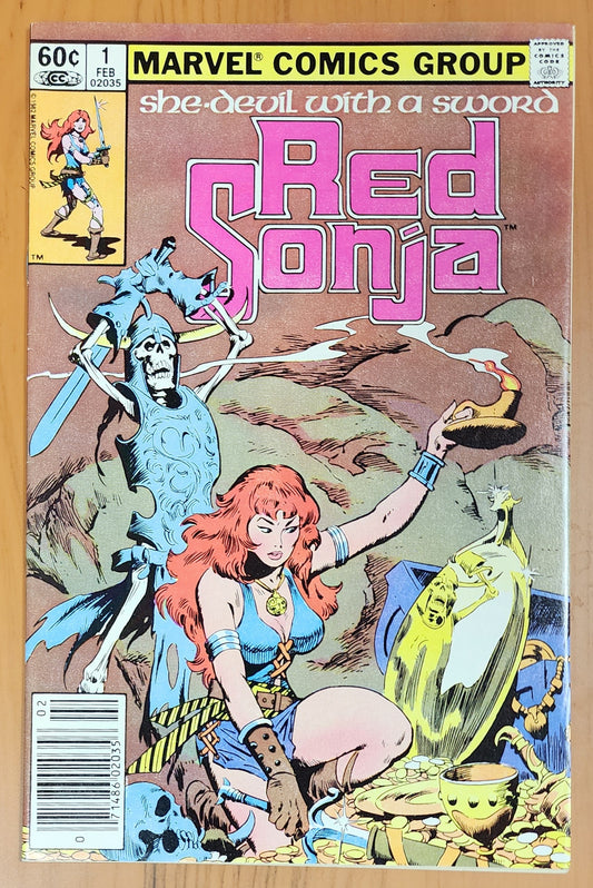 RED SONJA #1 1983 NEWSSTAND [J02] Red Sonja MARVEL COMICS