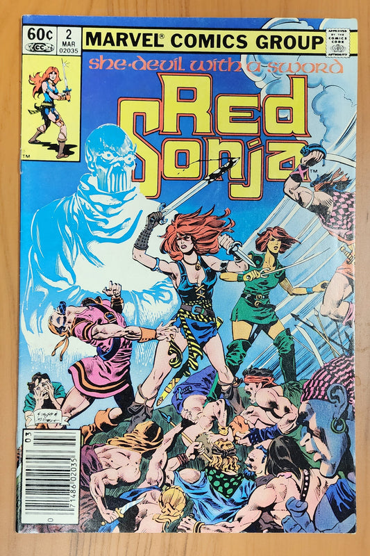 RED SONJA #2 1983 NEWSSTAND Red Sonja MARVEL COMICS