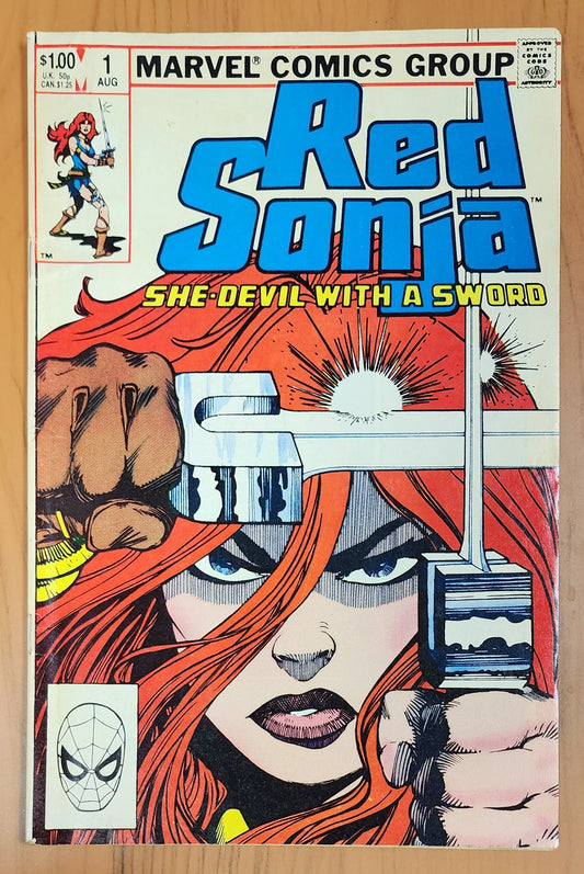 RED SONJA #1 SHE DEVIL WITH A SWORD 1983 Red Sonja MARVEL COMICS