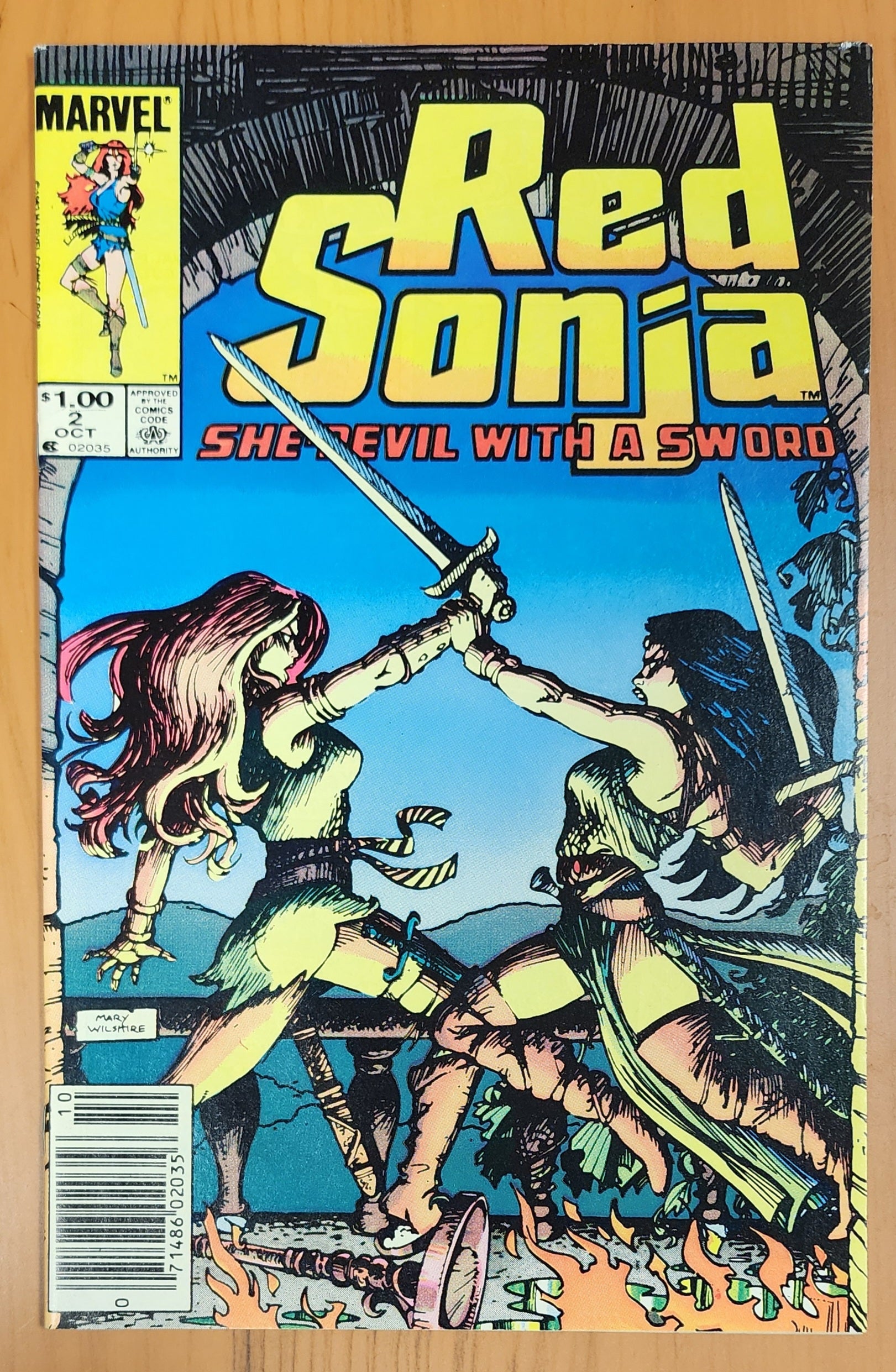 RED SONJA #2 SHE DEVIL WITH A SWORD 1983 NEWSSTAND Red Sonja MARVEL COMICS