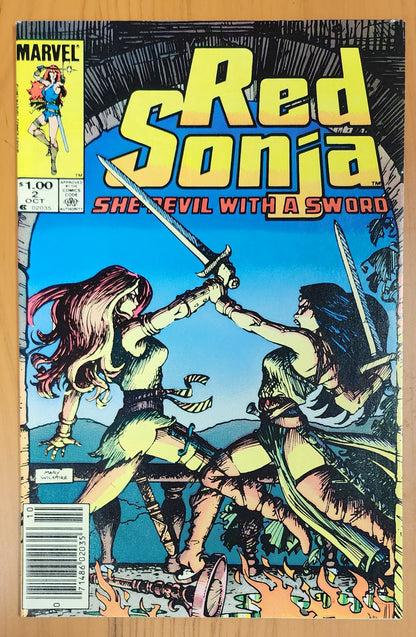 RED SONJA #2 SHE DEVIL WITH A SWORD 1983 NEWSSTAND Red Sonja MARVEL COMICS