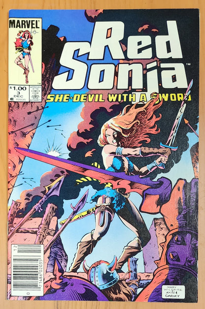 RED SONJA #3 SHE DEVIL WITH A SWORD 1983 NEWSSTAND Red Sonja MARVEL COMICS