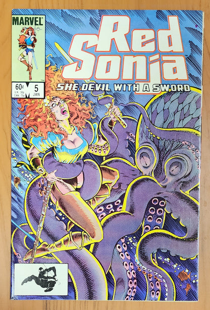 RED SONJA #5 SHE DEVIL WITH A SWORD 1983 Red Sonja MARVEL COMICS