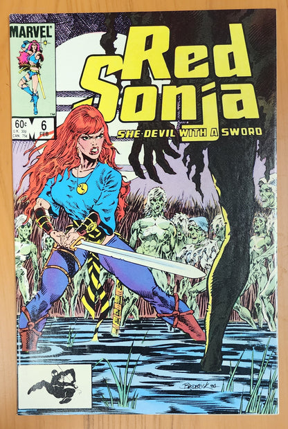 RED SONJA #6 SHE DEVIL WITH A SWORD 1983 Red Sonja MARVEL COMICS