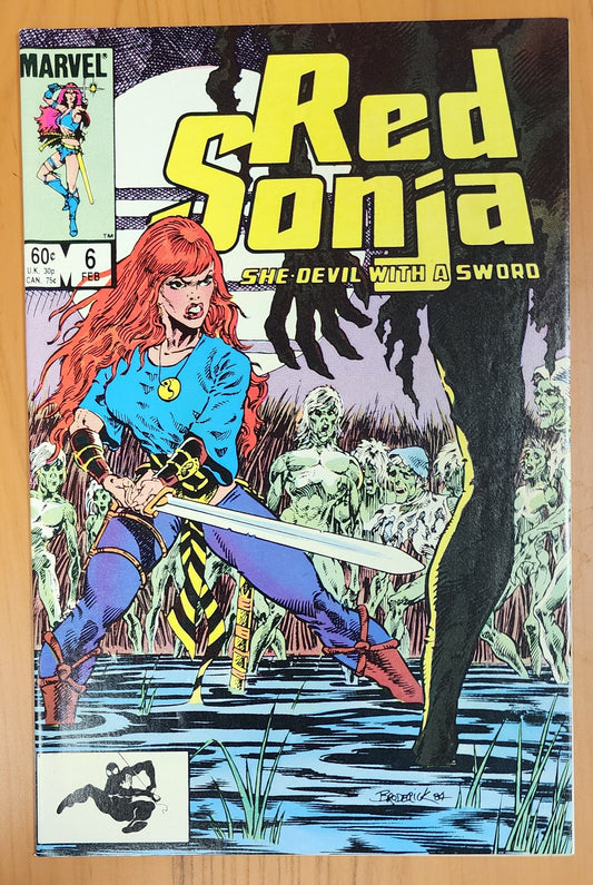 RED SONJA #6 SHE DEVIL WITH A SWORD 1983 Red Sonja MARVEL COMICS