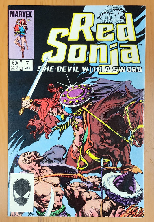 RED SONJA #7 SHE DEVIL WITH A SWORD 1983 Red Sonja MARVEL COMICS