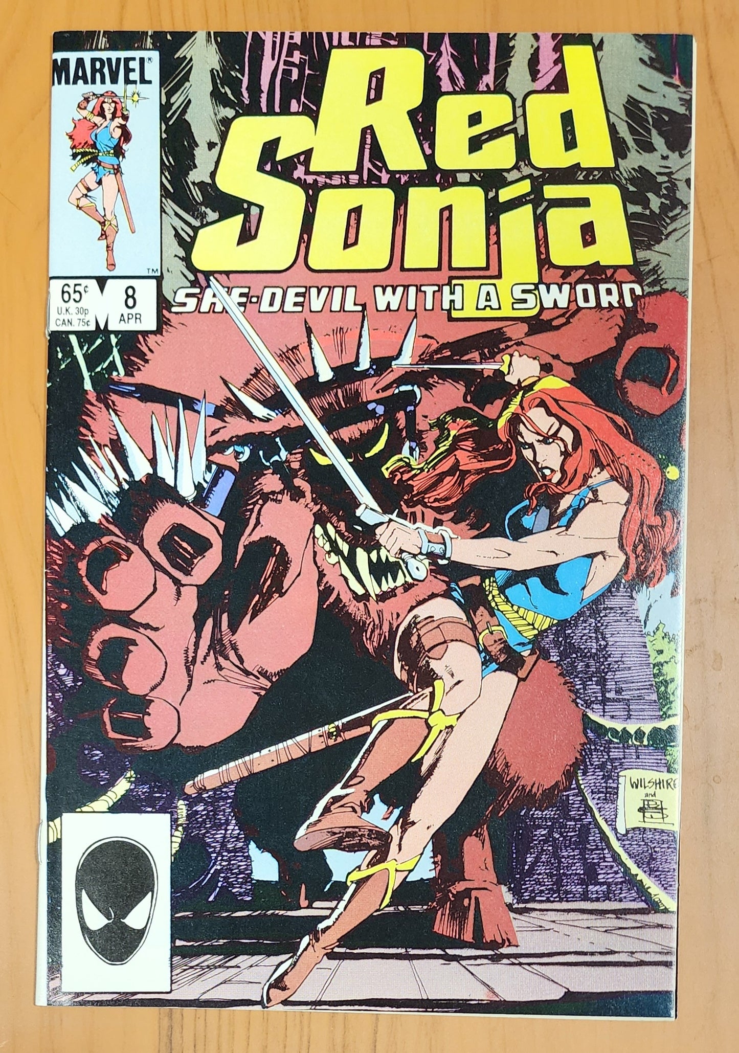 RED SONJA #8 SHE DEVIL WITH A SWORD 1983 Red Sonja MARVEL COMICS